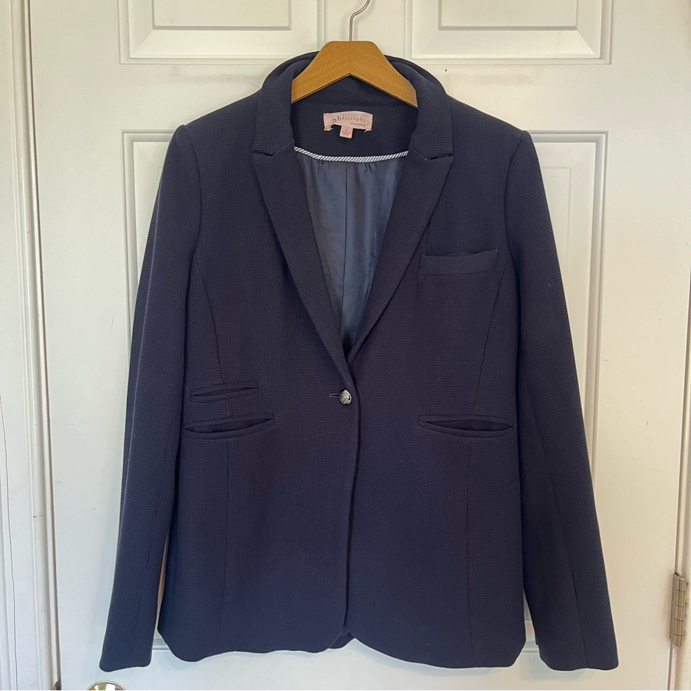 Philosophy Dark Blue Blazer